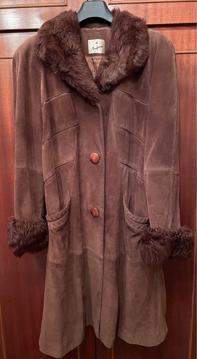Abrigo ante marrón