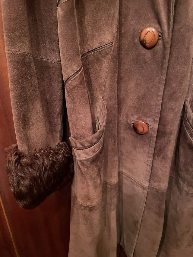 Abrigo ante marrón