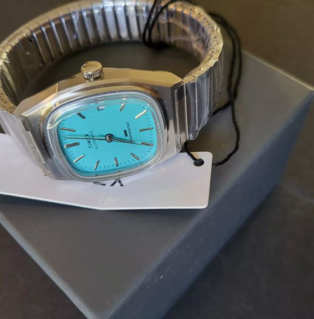 Reloj Timex TW2Y07300 Acero Inoxidable Azul Claro