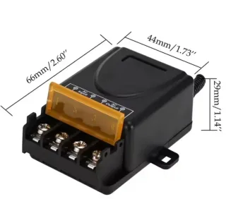 INTERRUPTOR De COTROL REMOTO INALÁMBRICO DE 433MHZ