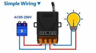 INTERRUPTOR De COTROL REMOTO INALÁMBRICO DE 433MHZ