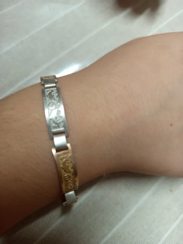 Pulsera Plata 950 y Oro Inca Azteca