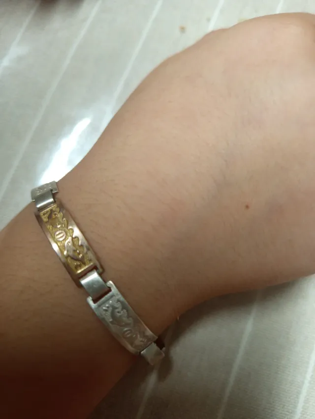 Pulsera Plata 950 y Oro Inca Azteca