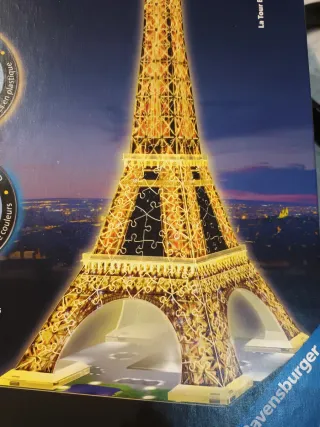 Puzzle 3D Ravensburger Torre Eiffel Night Edition