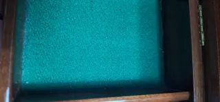 Scatola porta fiches in legno