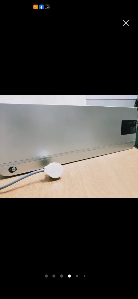 Calefactor eléctrico con mando a distancia