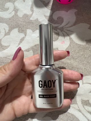 GAOY Base y Top Coat Uñas Gel Semipermanente