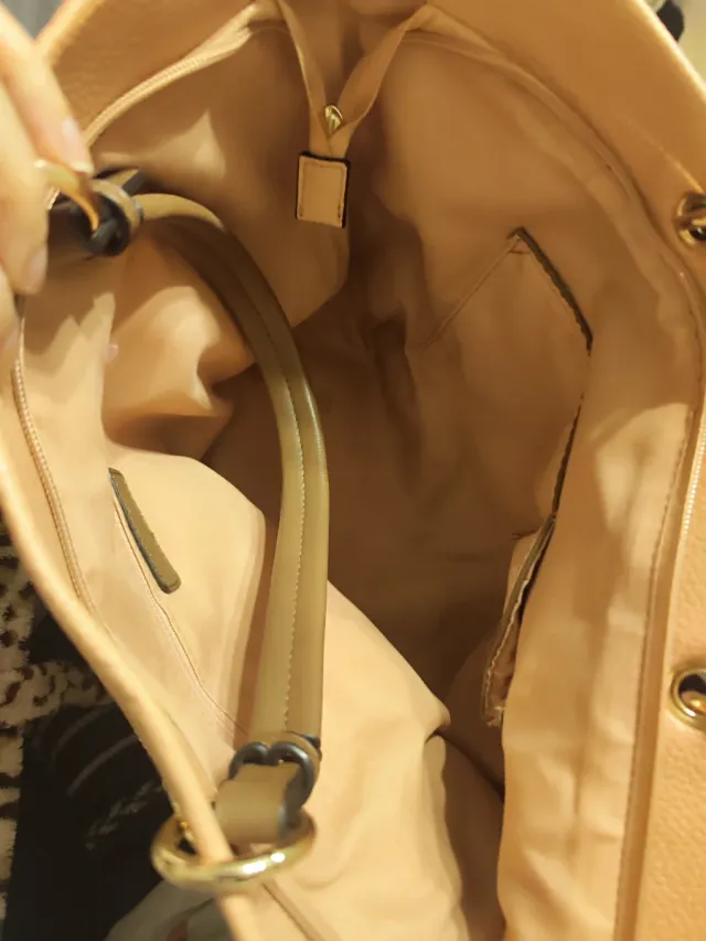 Bolso maxi rosa salmón