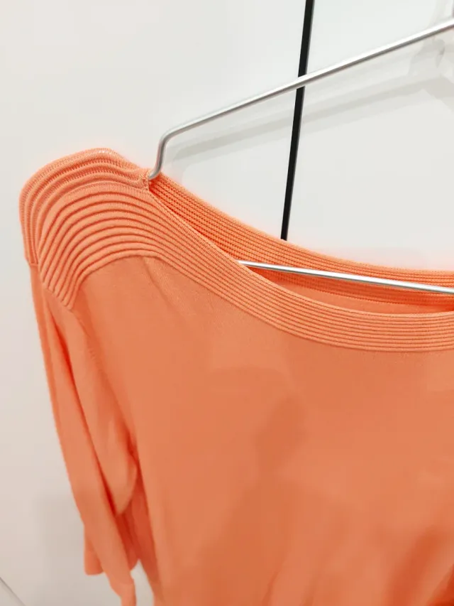 Jersey fino manga 3/4 color salmón