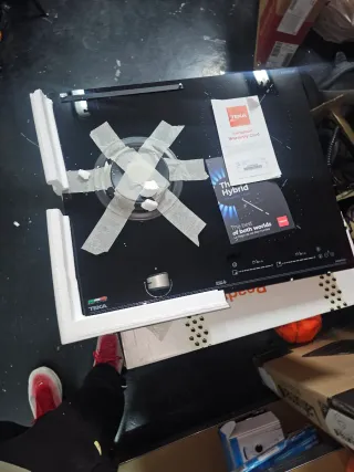 Vitrocerámica de gas y luz teka