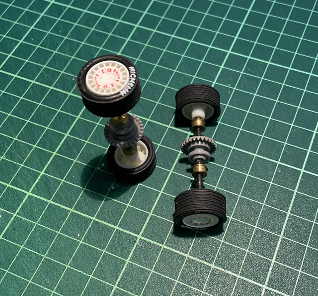 Par Ejes Scalextric O.Z. Llantas