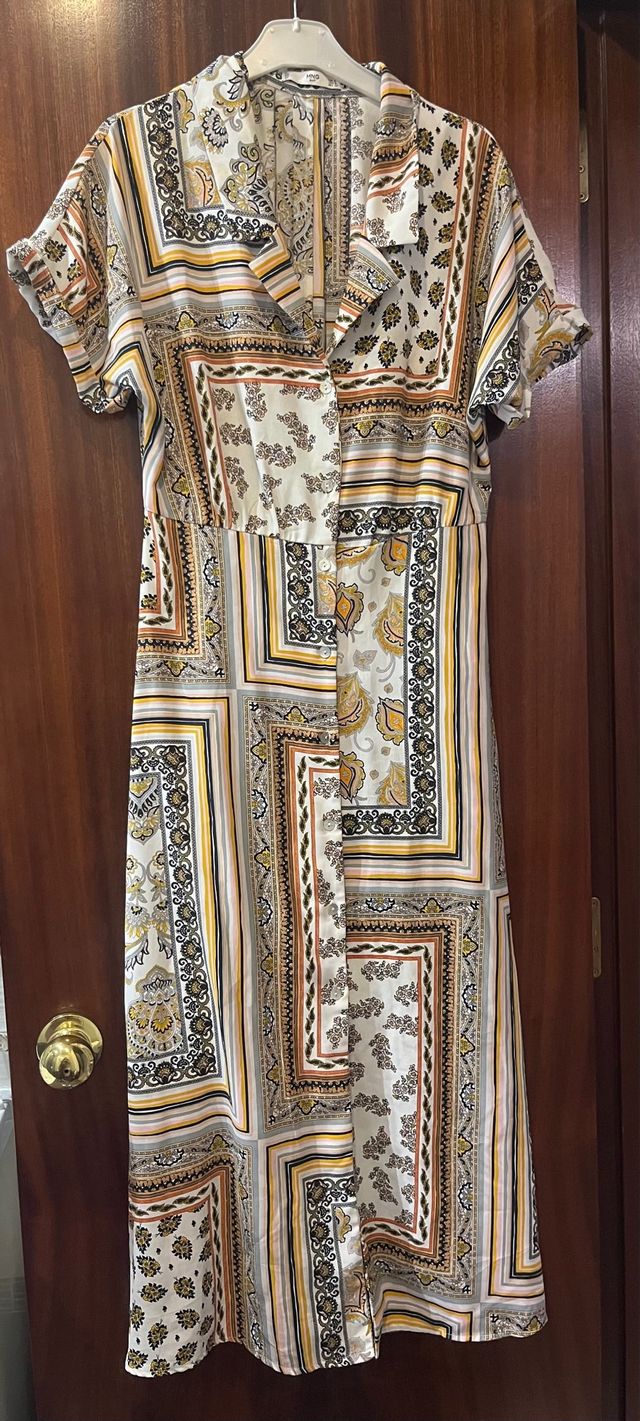 Vestido estampado multicolor