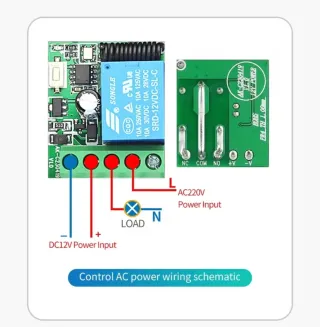 INTERRUPTOR DE CONTROL REMOTO INALÁMBRICO DE 433Mh