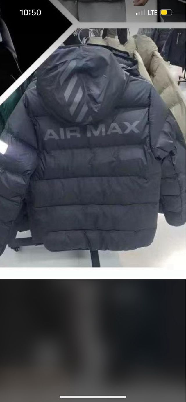 Chaqueta Nike Air Max Negra