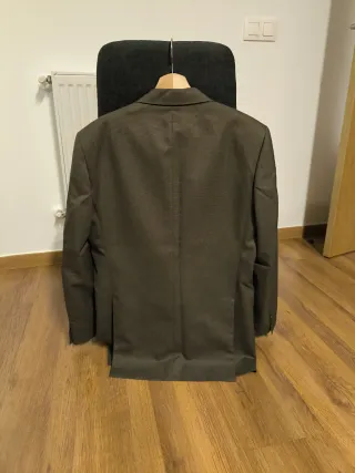 Traje BOSTON marrón/verde, talla 48chaq/43pant