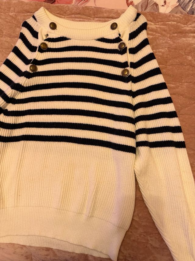 Jersey Rayas Botones