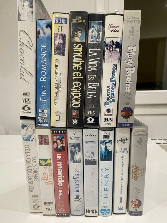 Lote 15 Películas VHS Clásicas