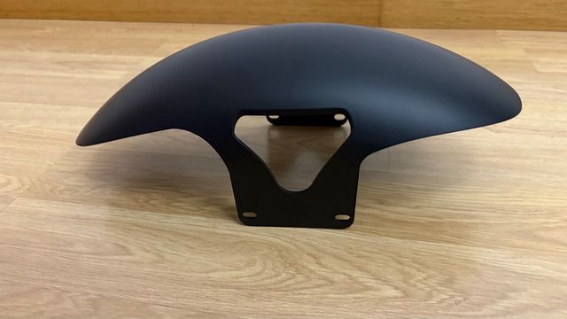 Guardabarros negro para moto