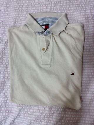 Polo Tommy Hilfiger Beige Talla M