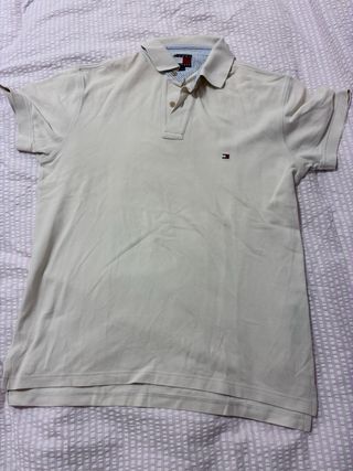 Polo Tommy Hilfiger Beige Talla M