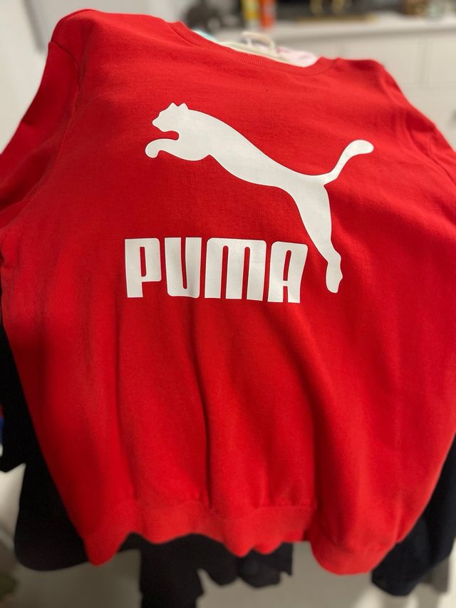 Sudadera Puma Roja