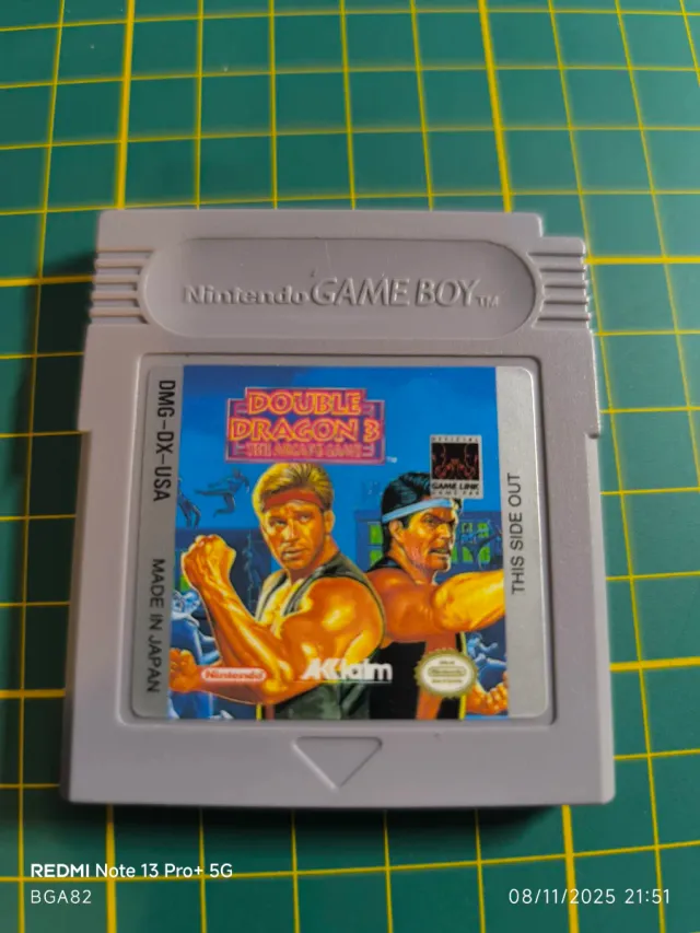 Double Dragon 3 Game Boy DMG-DX-USA