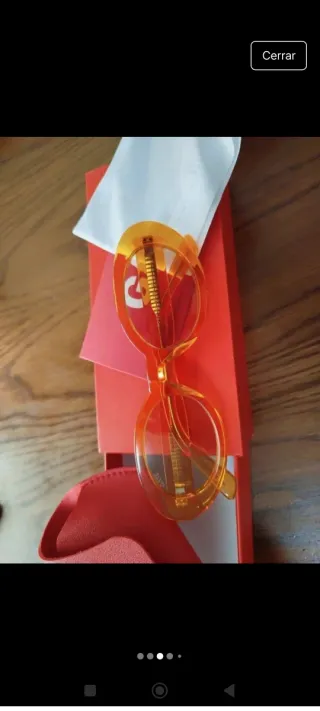 Gafas Sol Gate Studio Montura Pasta Naranja