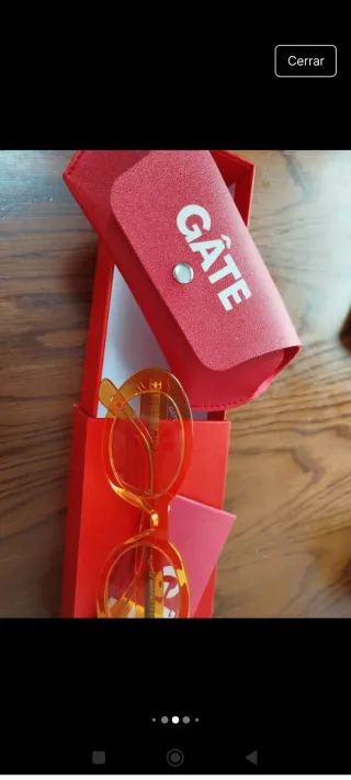 Gafas Sol Gate Studio Montura Pasta Naranja