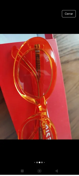 Gafas Sol Gate Studio Montura Pasta Naranja