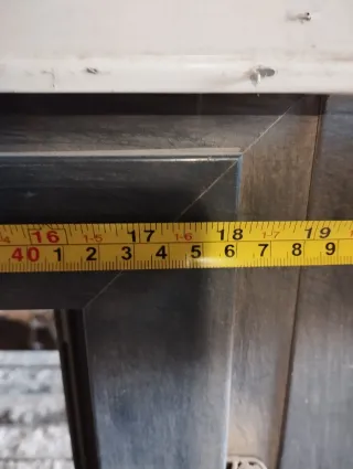 Ventana de aluminio sin cristal