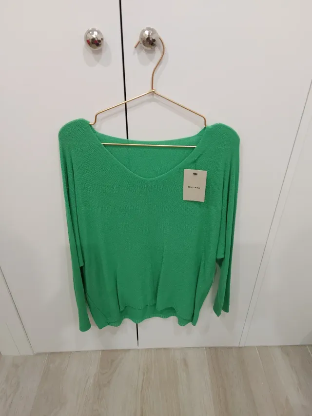 Jersey Mulaya punto fino manga 3/4 talla única