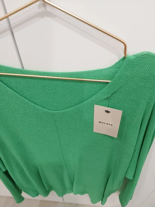 Jersey Mulaya punto fino manga 3/4 talla única