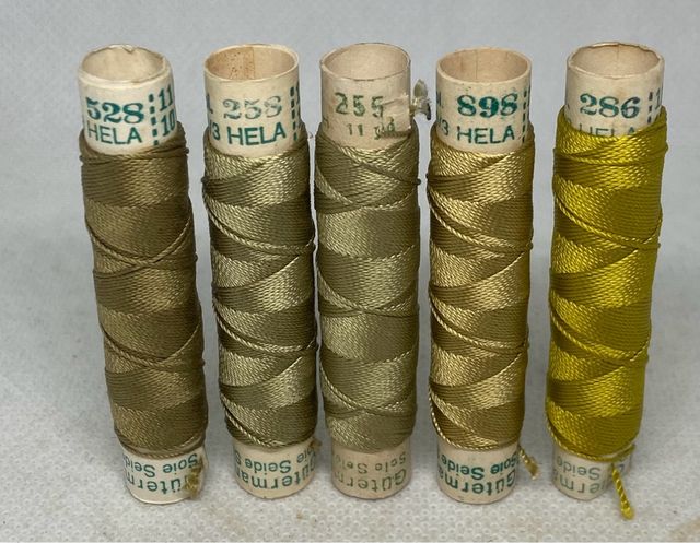 5 Bobinas Hilo Gutermann Verde Oliva