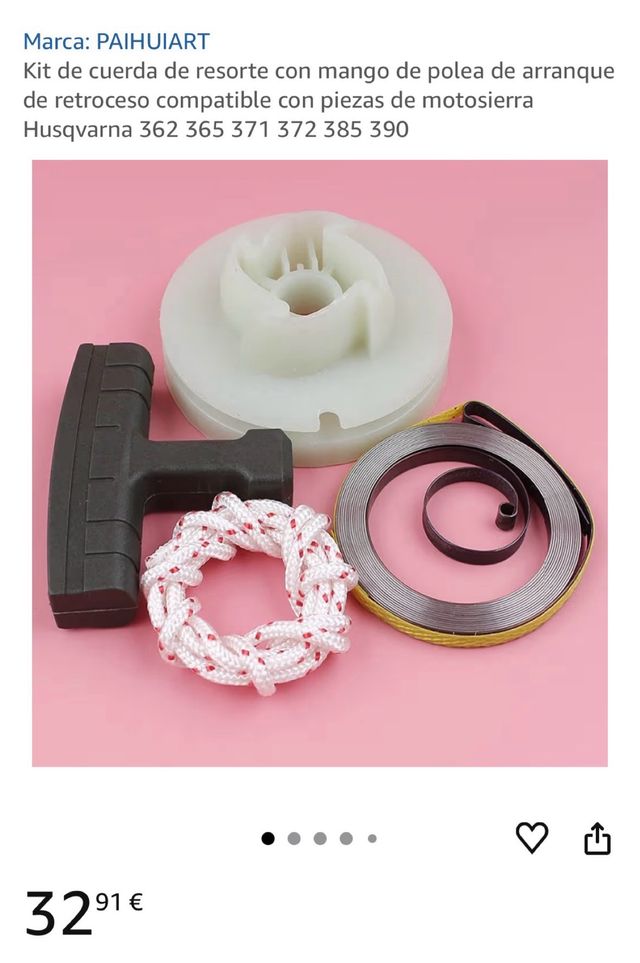 Kit Cuerda Arranque Motosierra Husqvarna
