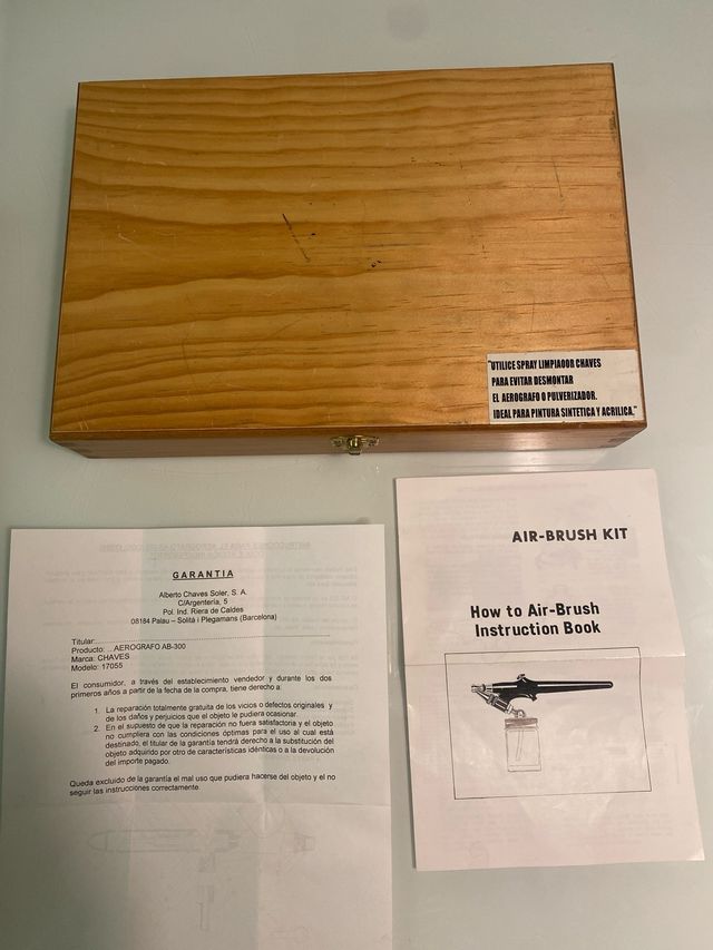 Aerógrafo Ab-300 Chaves Kit Completo