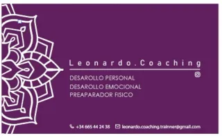 Entrenador personal, coach integral y asesor nutri