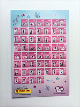 Cromos Panini Serie Violetta Disney