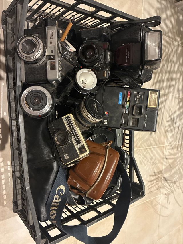 Lote Cámaras Antiguas