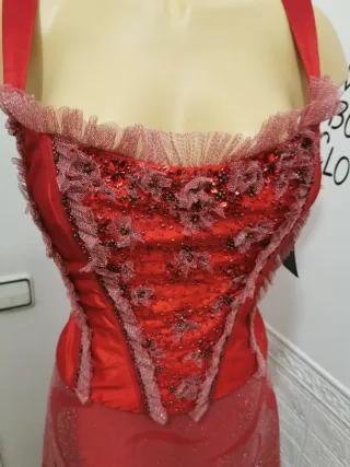 Conjunto Alta Costura Talla 38 Rojo