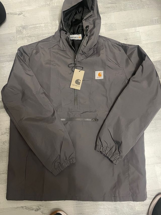 Chubasquero Canguro Carhartt Gris