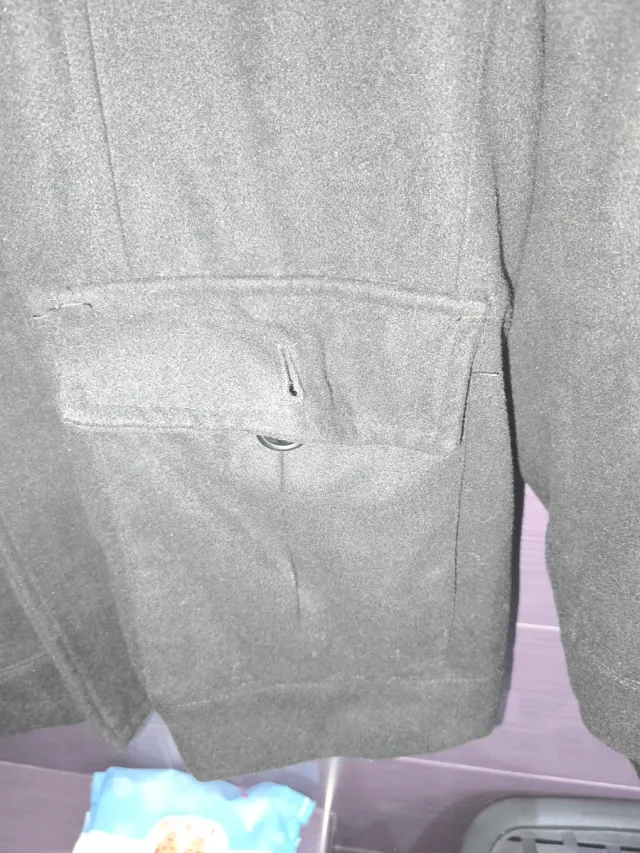 Abrigo Negro Hombre Kiabi Talla XXL