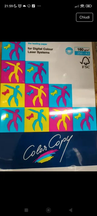 Carta Color Copy 160g A3