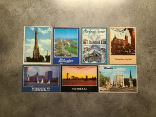 LOTTO DI 7 CARTOLINE - CITTÀ DI MILWAUKEE (U.S.A.)