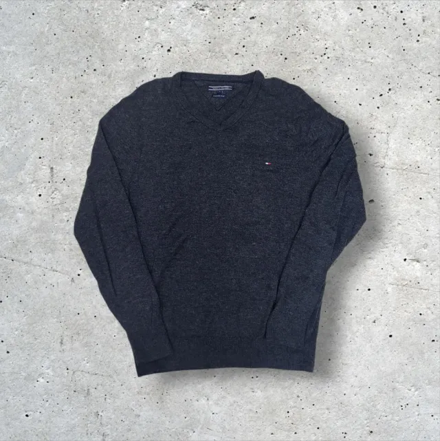 Jersey Gris Tommy Hilfiger V-Neck