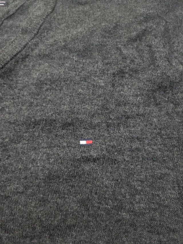 Jersey Gris Tommy Hilfiger V-Neck