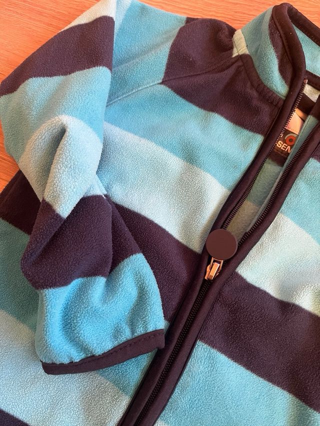 Chaqueta polar a rayas Talla 98-104 cm