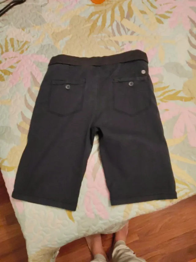 Pantalón corto vestir azul marino T14