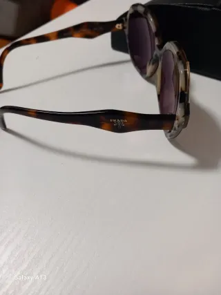 Occhiali da vista Prada marroni multicolore