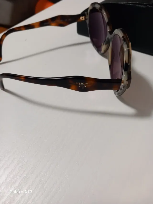 Occhiali da vista Prada marroni multicolore