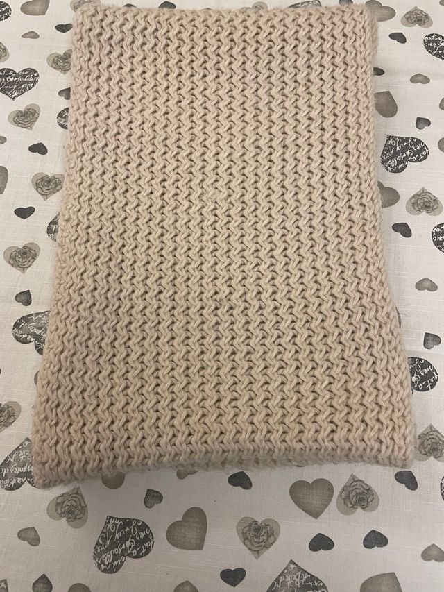 Sciarpa in lana beige